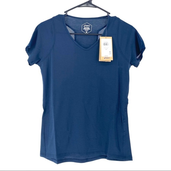 Asics Women's V-Neck Short Sleeve Running Top - S - Picture 2 of 7